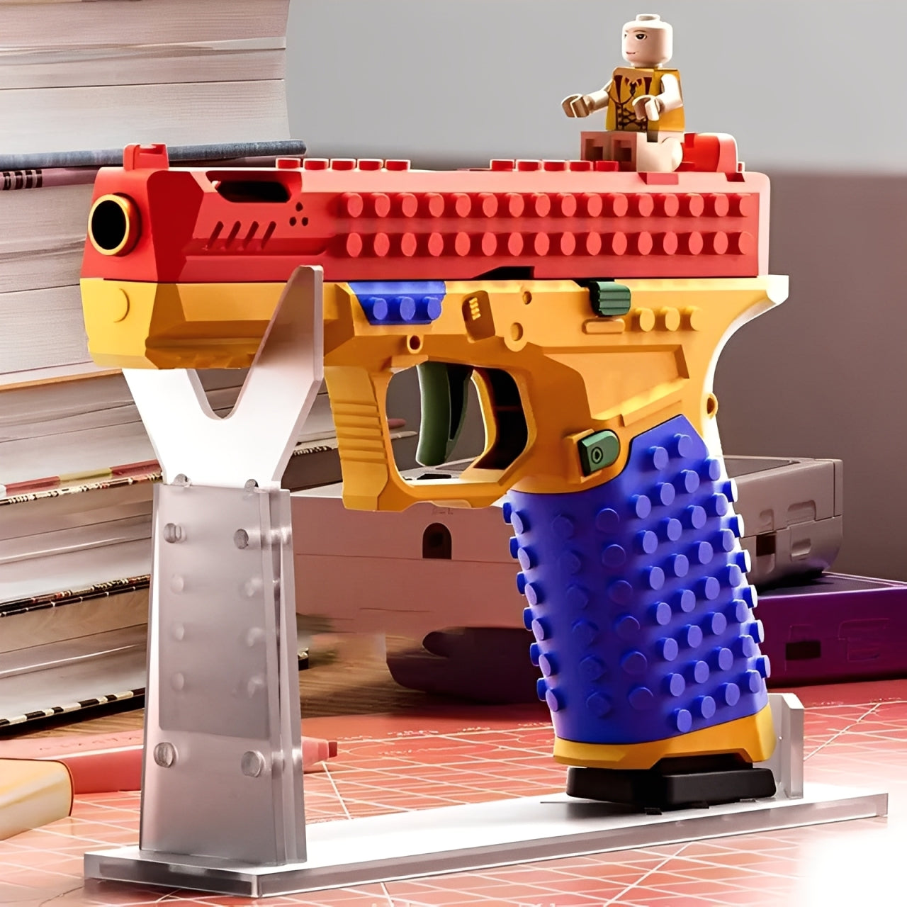 Brick Blaster™ A toy Customizable Brick pistol