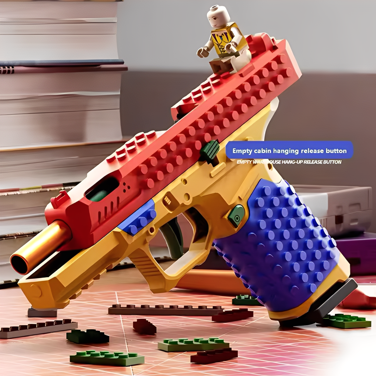 Brick Blaster™ A toy Customizable Brick pistol